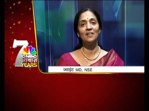 CNBCAWAAZ Birthday Wishes by Chitra  Ramakrishna Joint MD , NSE