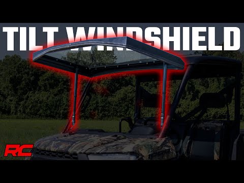 Electric Tilt Windshield | Glass | Formed Frame | Polaris Ranger XP 1000 | 98417221