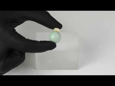 Dobla Christmas bauble 3D light blue mini