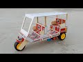 How To Make Rickshaw At Home Diy Matchbox Tuk Tuk Auto Taxi Navratri Durga Murti Mini Truck Trolly