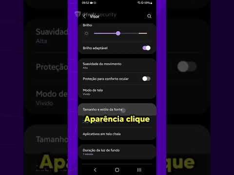 COMO AUMENTAR E DIMINUIR ÍCONES E TEXTOS DO SEU CELULAR! #shorts