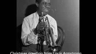 Christmas greeting from Louis Armstrong - The Night Before Christmas (Edit)