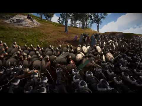 300 Spartan vs 1000 Mongol Army. UEBS2