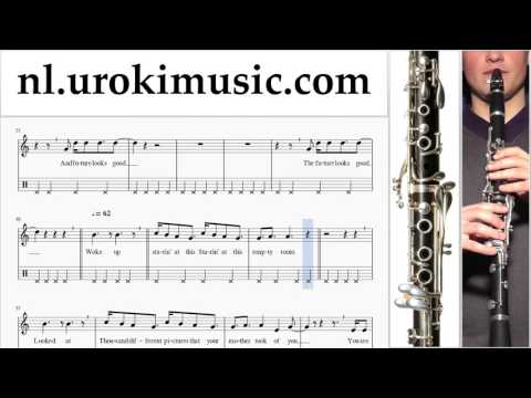Klarinetles OneRepublic - Future Looks Good Klarinetles Muzieknoten Cursus Deel#2 um-374
