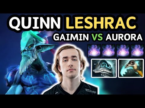 🔥 GG.Quinn LESHRAC Midlane Gameplay vs Aurora Gaming 🔥 GRANDMASTER TIER - Dota 2 Pro