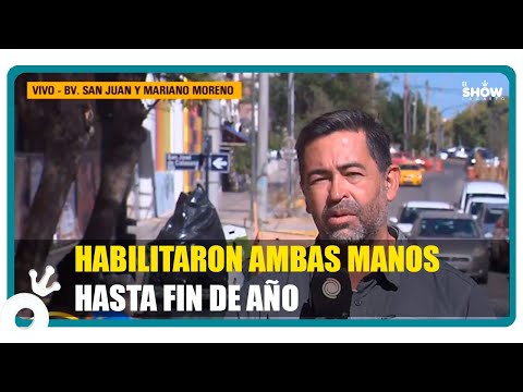 ¡ATENCIÓN CÓRDOBA! Bv San Juan habilitado hasta fin de año: el alivio del tránsito🚦