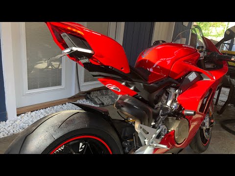 2020 Ducati Panigale V4 NRC Fender Eliminator installed