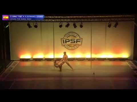 Doubles Elisenda Font Gomez & Xavier Casanovas Bronze 2017 World Artistic Pole Championships