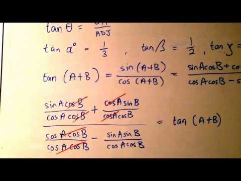 Tan (A+B) and Triangle Angles