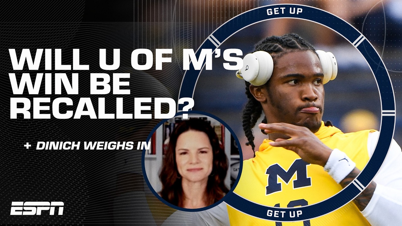 Can Michigan’s win over Western Michigan be REVOKED⁉️ Heather Dinich says… | Get Up
