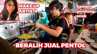 Download lagu SUPER WOMAN! SEHARI PRODUKSI 1000 PENTOL SAMBIL NGASUH ANAK mp3