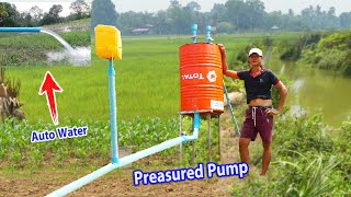 Download lagu Pressured Pump from Deep RIVER, Amazing Auto water motion from deep River using pressure tanks mp3