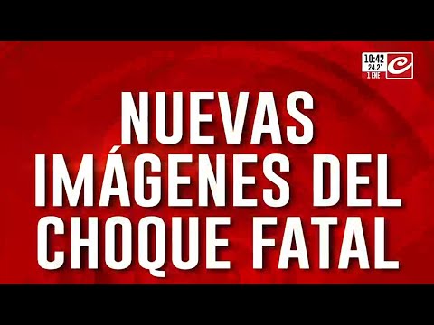 Nuevas imágenes del choque fatal: “La moto venía a alta velocidad y cruzando semáforos en rojo”