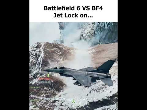 Battlefield 6 vs BF4 Jet lock on...