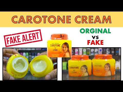 New Original Carotone Cream vs Fake review