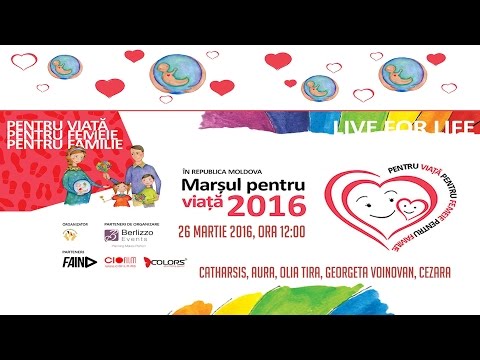 Marsul pentru viata 2016 ,,Pentru viata, pentru femeie, pentru familie" Chisinau