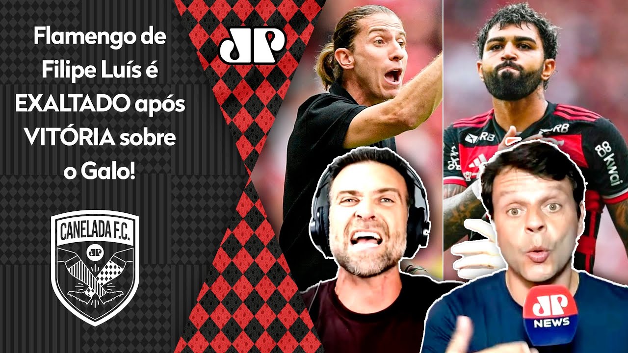 "O Flamengo do Filipe Luís TEM VONTADE! TEM GANA! TEM ENTREGA! E o Gabigol..." 3x1 no Galo ELOGIADO!