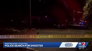 Police search for suspect after deadly broad daylight shooting in Sanford