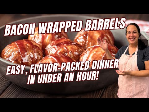 Bacon Wrapped Meatballs — Easy, Flavor-Packed Dinner in Under an Hour!