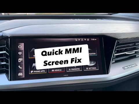 How to Restart the MMI Screen | Audi Q4 e-tron