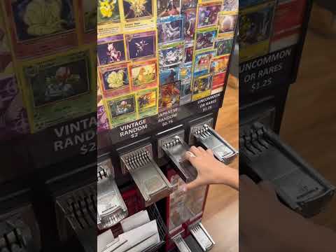 Pokemon Card Vending Machine! #pokémon #pokemoncard #vendingmachine
