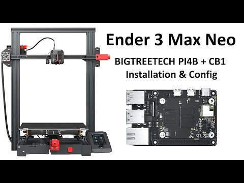 Ender 3 Max Neo BIGTREETECH PI4B + CB1 Mainsail Klipper Installation and Configuration for ADXL345.