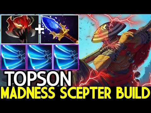 TOPSON [Juggernaut] New Swift Slash Madness Scepter Build 7.25 Dota 2