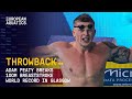 WORLD RECORD THROWBACK | Adam Peaty - 100m Breaststroke at Glasgow 2018 | European Aquatics