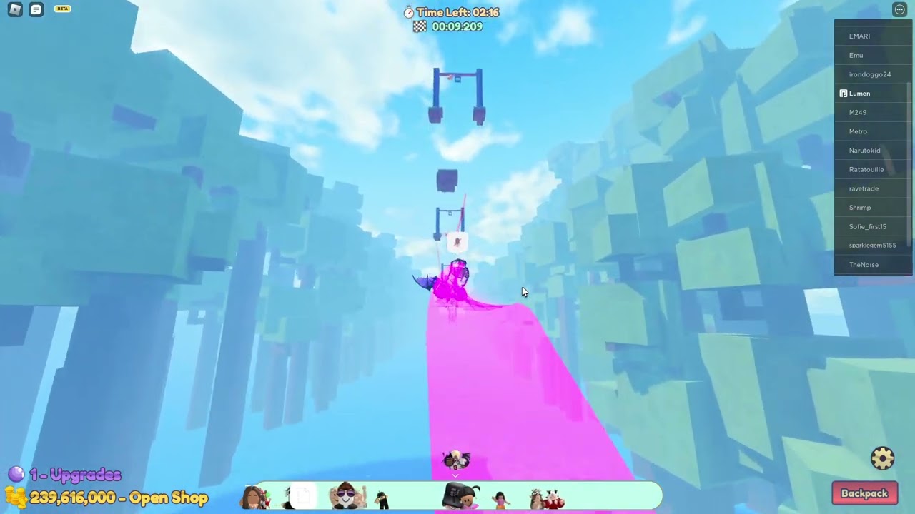 my fastest run in Grappling Hook Obby (21:191 secs) 😭