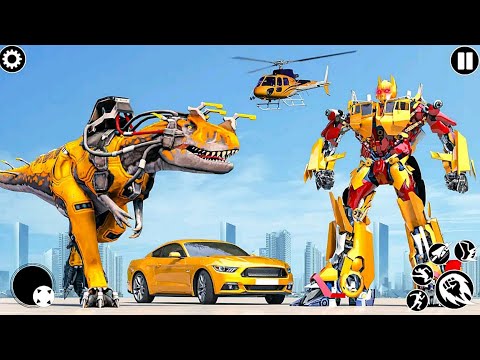 Dinosaur Robot Transform Games 2021 - Android Gameplay