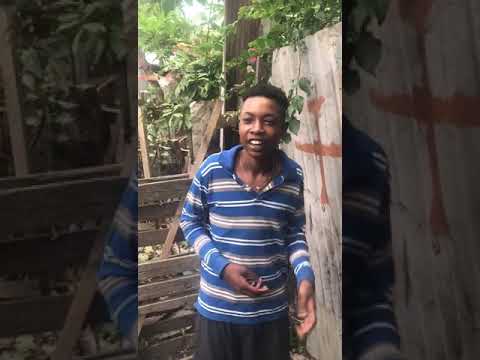 Chop six throu it in de bin