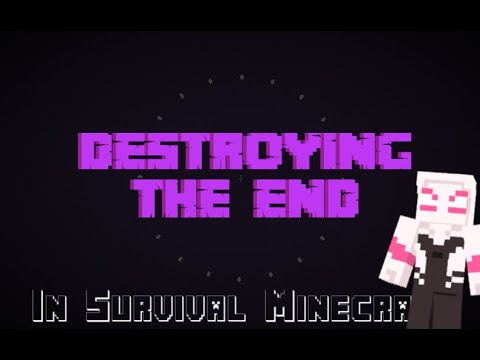 I Destroyed The End Dimension In Survival Minecraft | Megabase Preparation