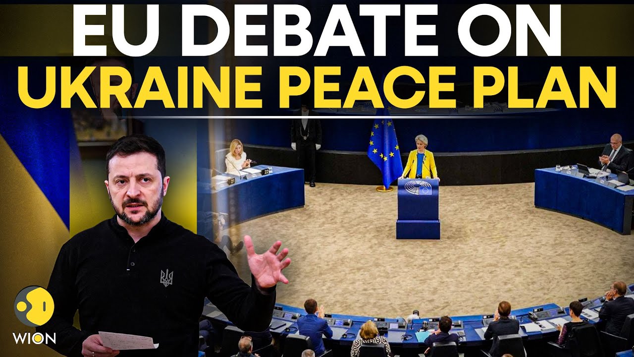 Russia-Ukraine Peace Plan LIVE: EU Plenary Session on Ukraine Peace Plan And Future Engagement