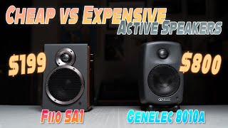 SOUND DEMO | Fiio SA1 vs Genelec 8010a | Mini Active Speakers