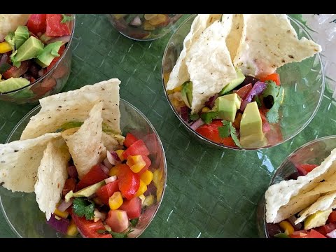 How to Make Black Bean Salsa with Avocado in Fiesta Flats