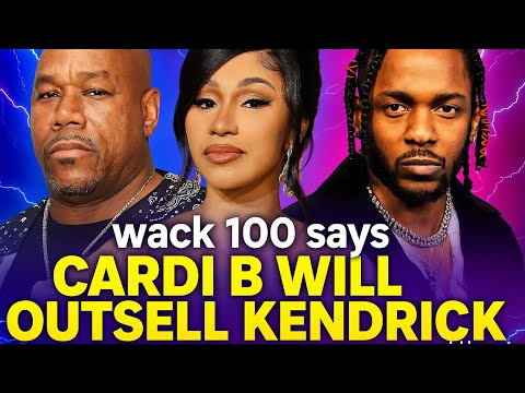 🔥 Wack 100 prevede che Cardi B supererà in vendite Kendrick Lamar nella prima settimana‼️ "350K o...