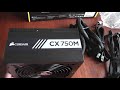 Блок питания CORSAIR 750W CX750 CP-9020123-EU - видео