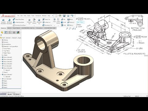 SolidWorks Tutorial for beginners Exercise 49