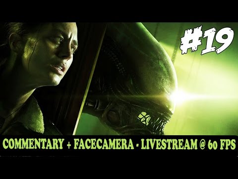 Alien Isolation Walkthrough Gameplay Part 19 "Apollo Core, Truth" FaceCam / Live Stream
