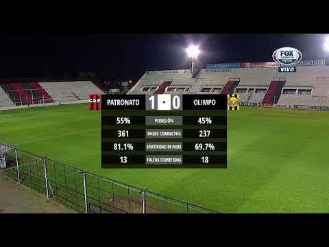 Resúmen del partido. Patronato 1 - 0 Olimpo. Fecha 12 | SUPERLIGA