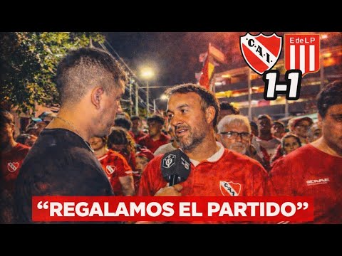 “AY MONTIEL” | INDEPENDIENTE 1 - 1 ESTUDIANTES (LP) | REACCIÓN CON LOS HINCHAS 