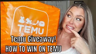 TEMU GIVEAWAY | HOW TO WIN FREE THINGS ON TEMU | HOTMESS MOMMA MD
