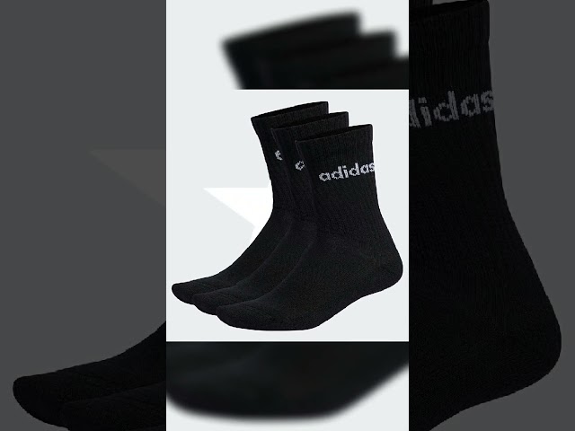 Vídeo relacionado con adidas Unisex adulto Linear Ankle Cushioned Socks 3 Pairs, White / Black, 40-42