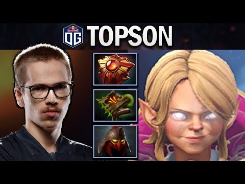 OG.TOPSON INVOKER WITH NECRONOMICON - DOTA 2 7.23F GAMEPLAY