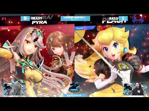 Shark Tank #48 Losers Round 1   shady PyraMythra Vs  Razo Peach   SSBU Tournament