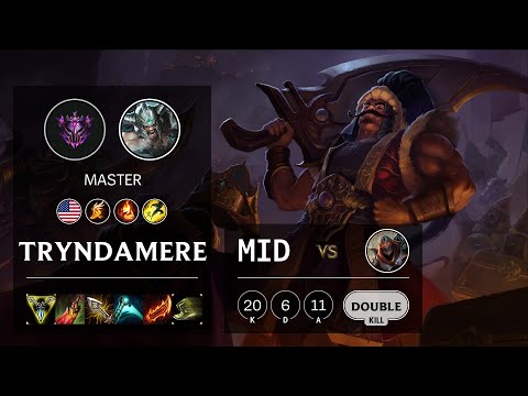 Tryndamere Mid vs Zed - NA Master Patch 10.21