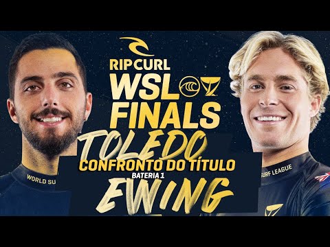 FILIPE TOLEDO X ETHAN EWING - CONFRONTO DO TÍTULO - Bateria 1 | Rip Curl WSL Finals | WSL Brasil