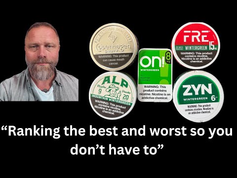 Nicotine Pouches. Ranking the best and worst so you don't have to
