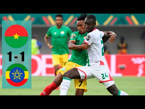 Burkina Faso vs Ethiopia 1-1 Highlights & Goals | Africa Cup of Nations