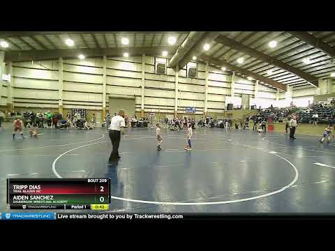 43 Lbs 3rd Place Match - Tripp Dias, Trail Blazer WC Vs Aiden Sanchez, Sanderson Wrestling Academy
